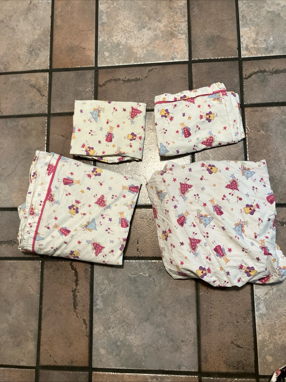 Laura Ashley White Diaper Covers with Pink & Yellow Fairy Print
